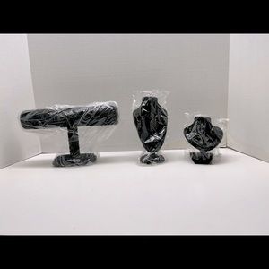 JEWELRY DISPLAY STANDS FOR SALE, Black Velore, Never Used